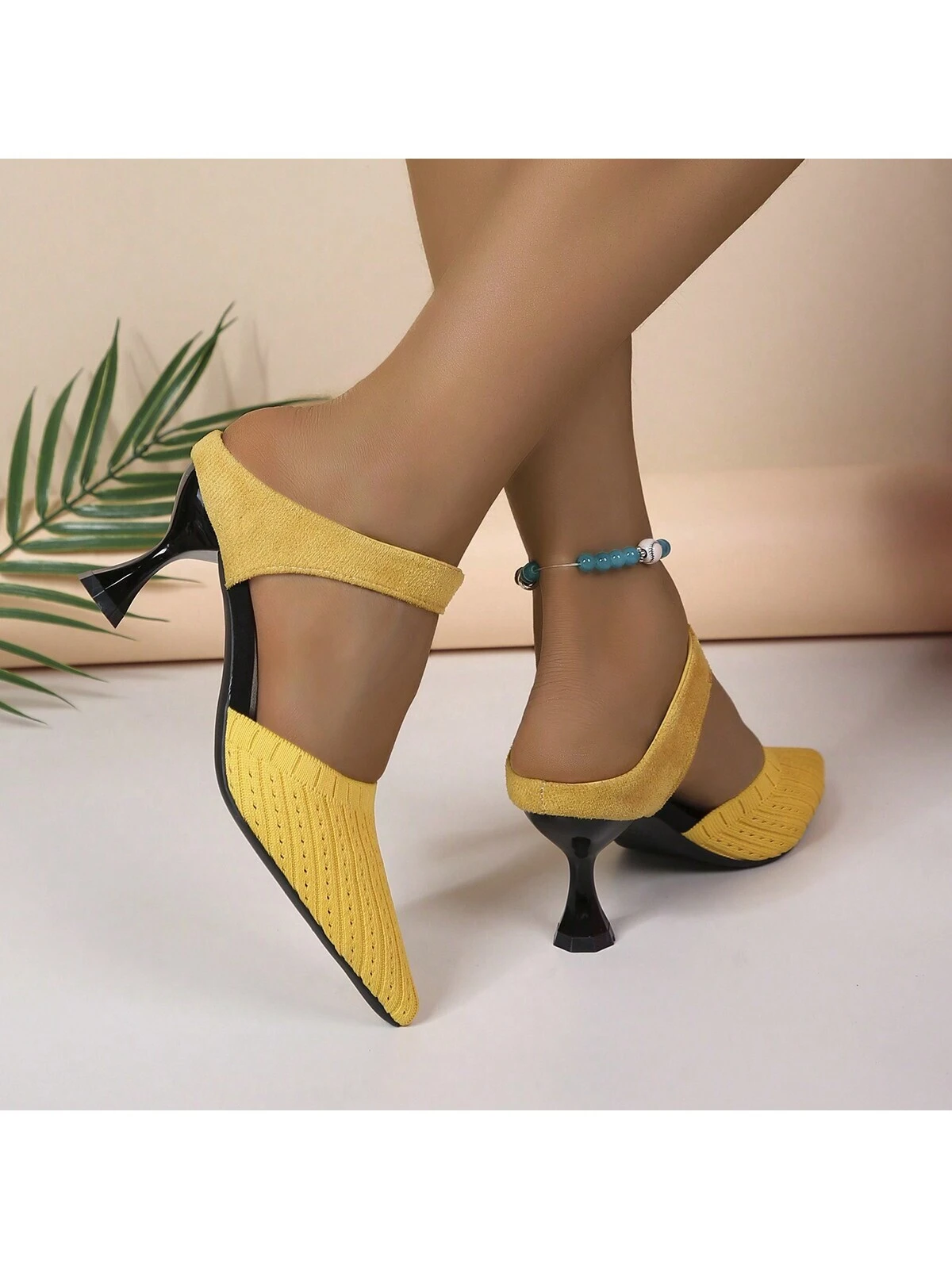 Women's High Heel Pointed-Toe Sandals, Fashionable Design-3