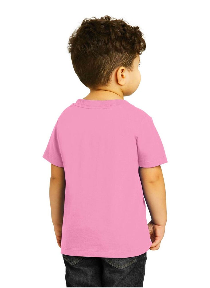 Printshop4me Kids Round Neck boys T Shirt pink-2