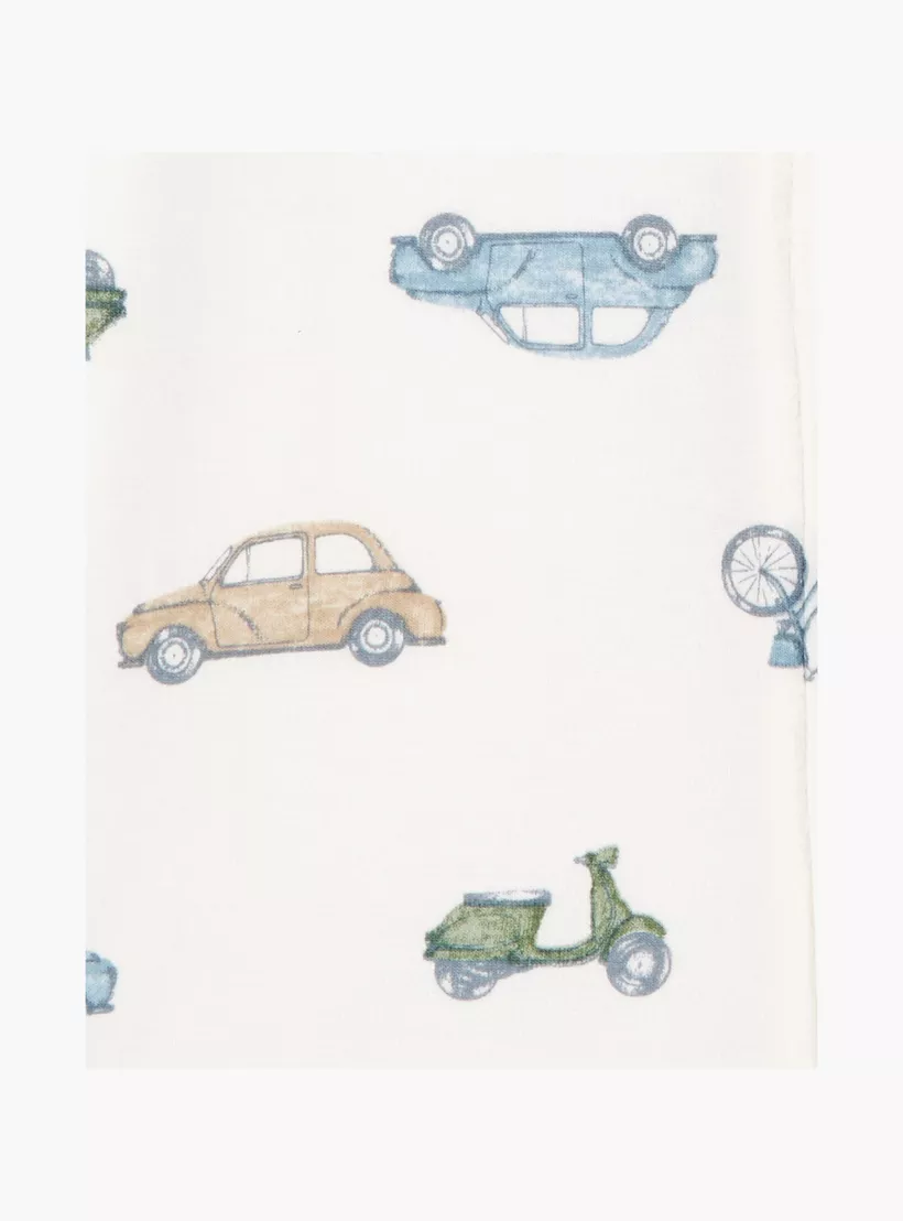 Carter's 2-Piece Car Printed Short Sleeves Rompers-3