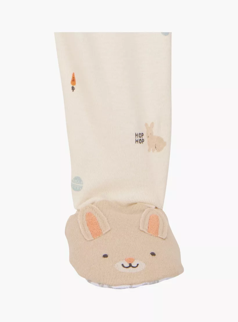 Carter's Easter Mini Printed Long Sleeves Sleepsuit-2