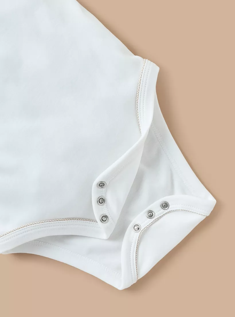 Giggles Solid Sleeveless Bodysuit-3