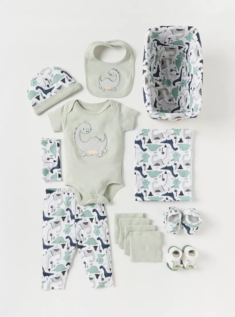 Juniors 12-Piece Dinosaur Print Clothing Gift Set-2