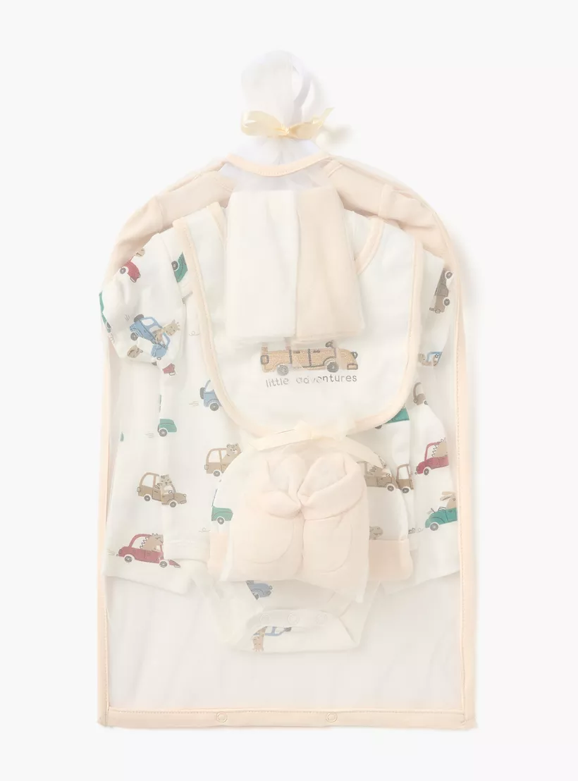 Juniors 8-Piece Car Print Clothing Set4