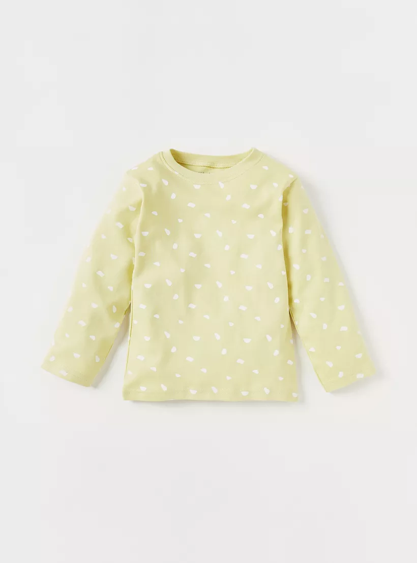 Juniors All-Over Print T-shirt and Pyjama Set-2
