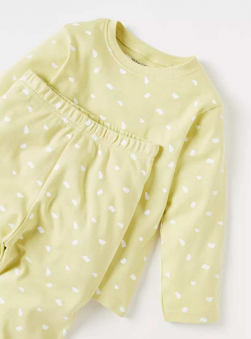 Juniors All-Over Print T-shirt and Pyjama Set-4