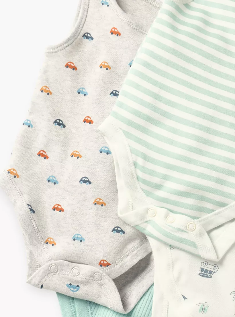 Juniors Assorted Sleeveless Bodysuit - Set of 5-4