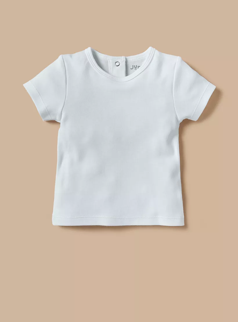 Juniors Car Embroidered Cotton Dungaree and T-shirt Set-3