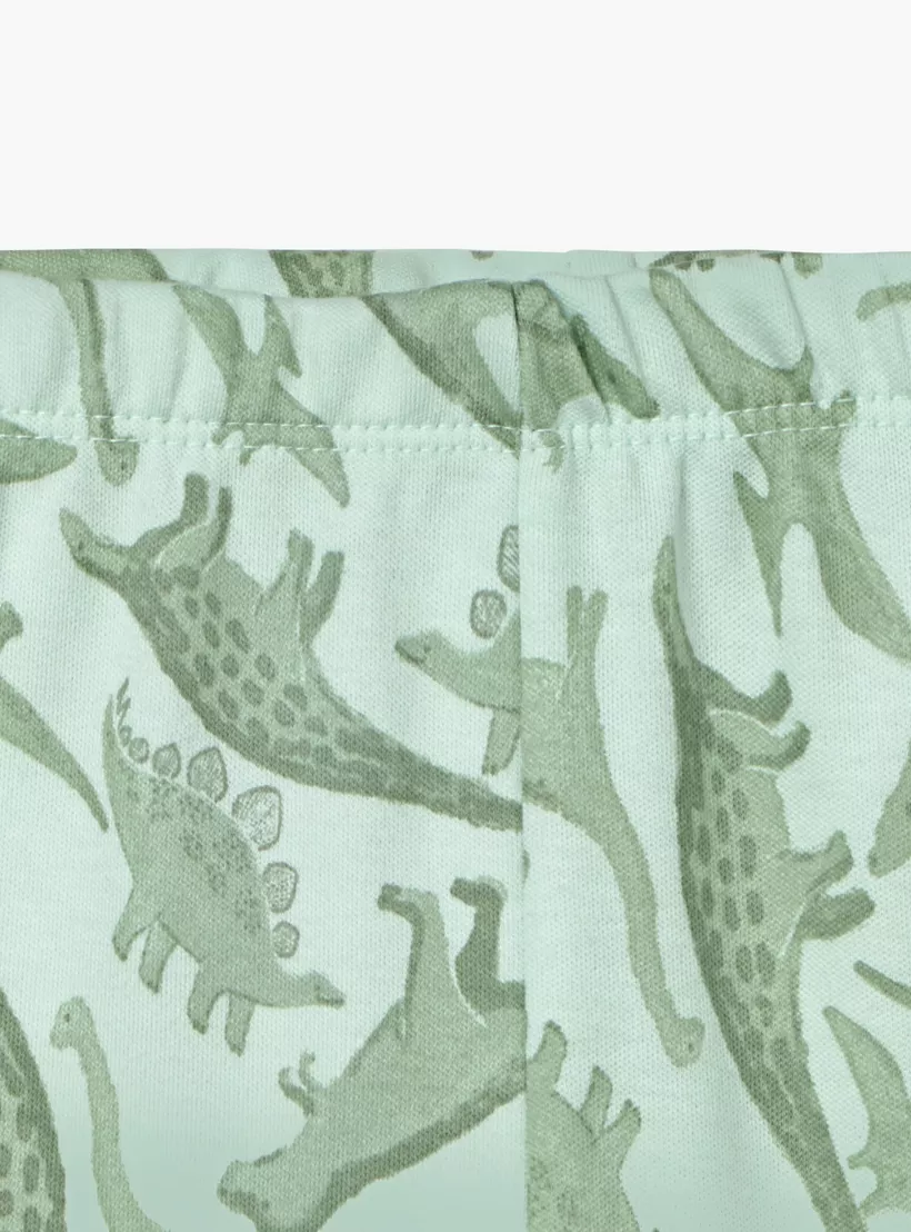 Juniors Dinosaur Print T-Shirt and Pyjama Set-4