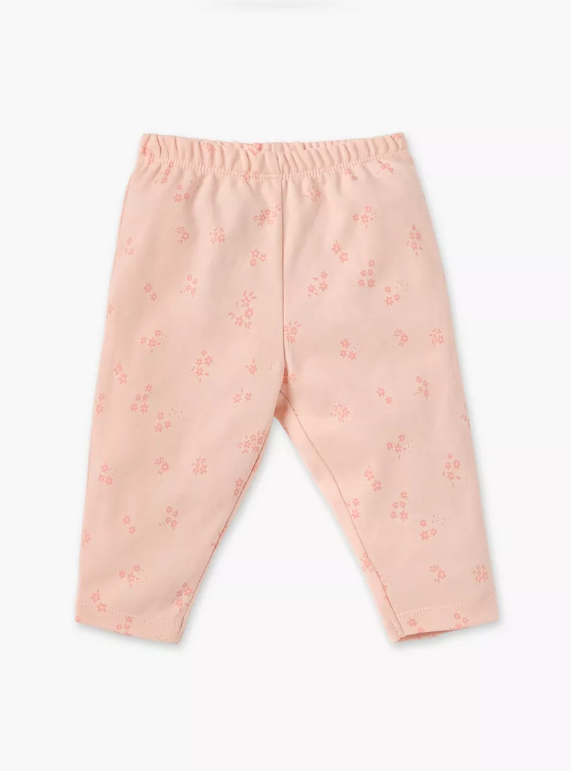 Juniors Floral Print T-shirt and Pyjama Set-3