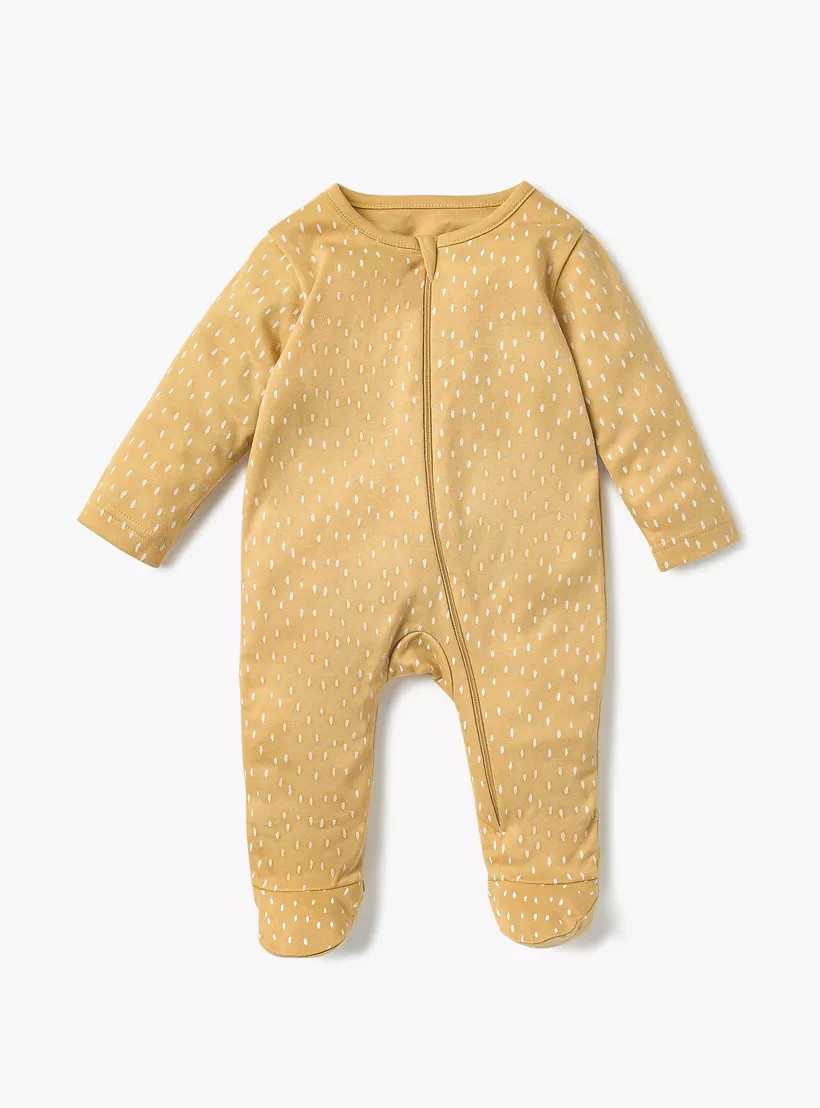 Juniors Printed Closed Feet Sleepsuit with Zip Closure - Set of 5-2