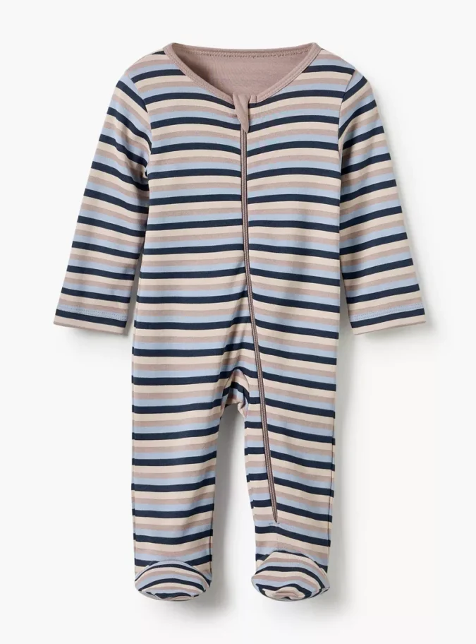 Juniors Printed Round Neck Sleepsuit with Zip Closure - Set of 5-2