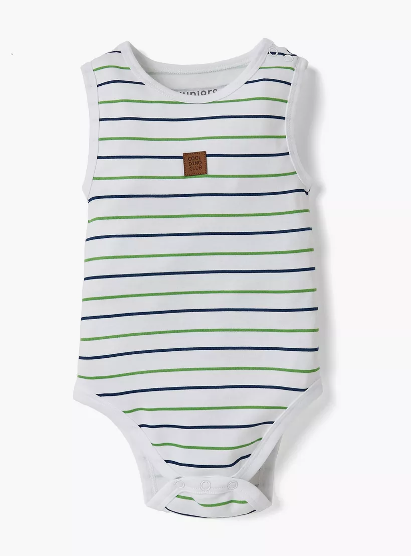 Juniors Printed Sleeveless Bodysuit - Set of 2-2