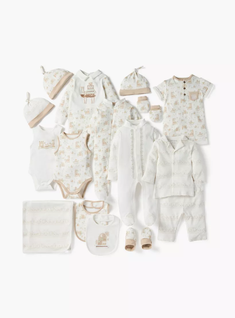 Juniors Printed Sleeveless Bodysuit with Button Closure - 4
