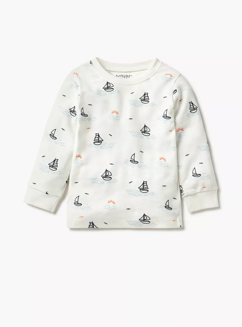 Juniors Printed T-shirt and Pyjama Set - Set of 3-2