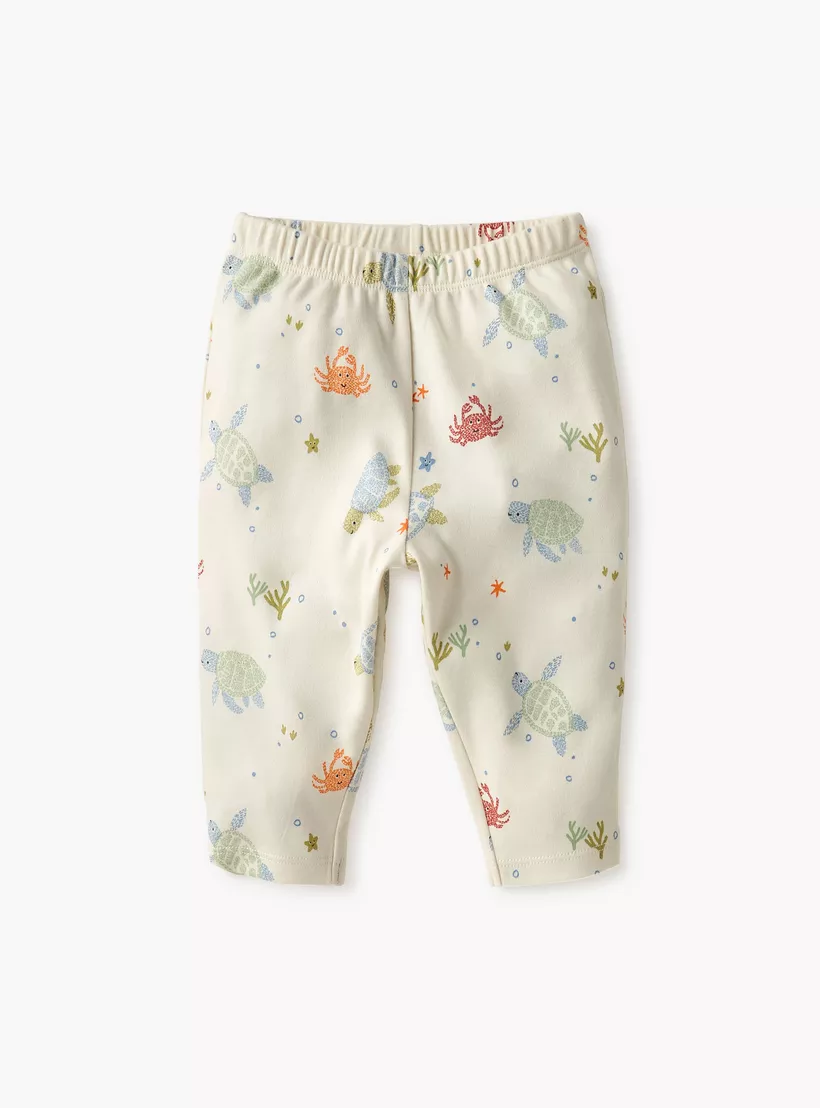 Juniors Sea Animal Print T-shirt and Pyjama Set-3