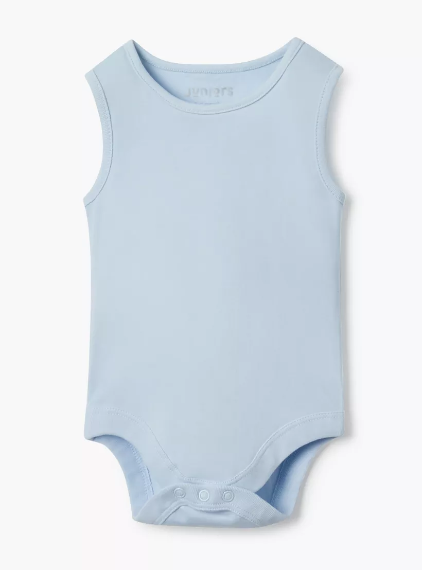 Juniors Sleeveless Bodysuit with Snap Button Closure - Set of 2-2