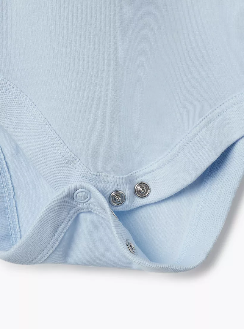 Juniors Sleeveless Bodysuit with Snap Button Closure - Set of 2-3