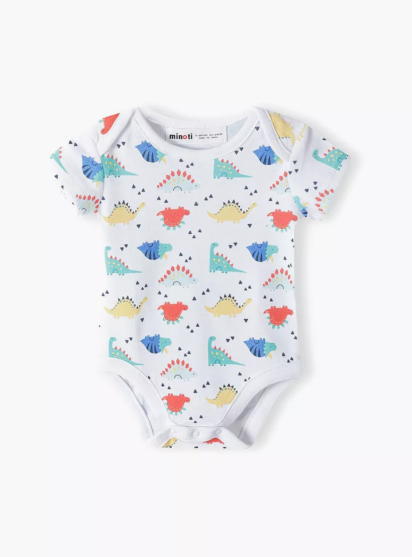 Minoti 7-Piece Printed Short Sleeves Bodysuits-2