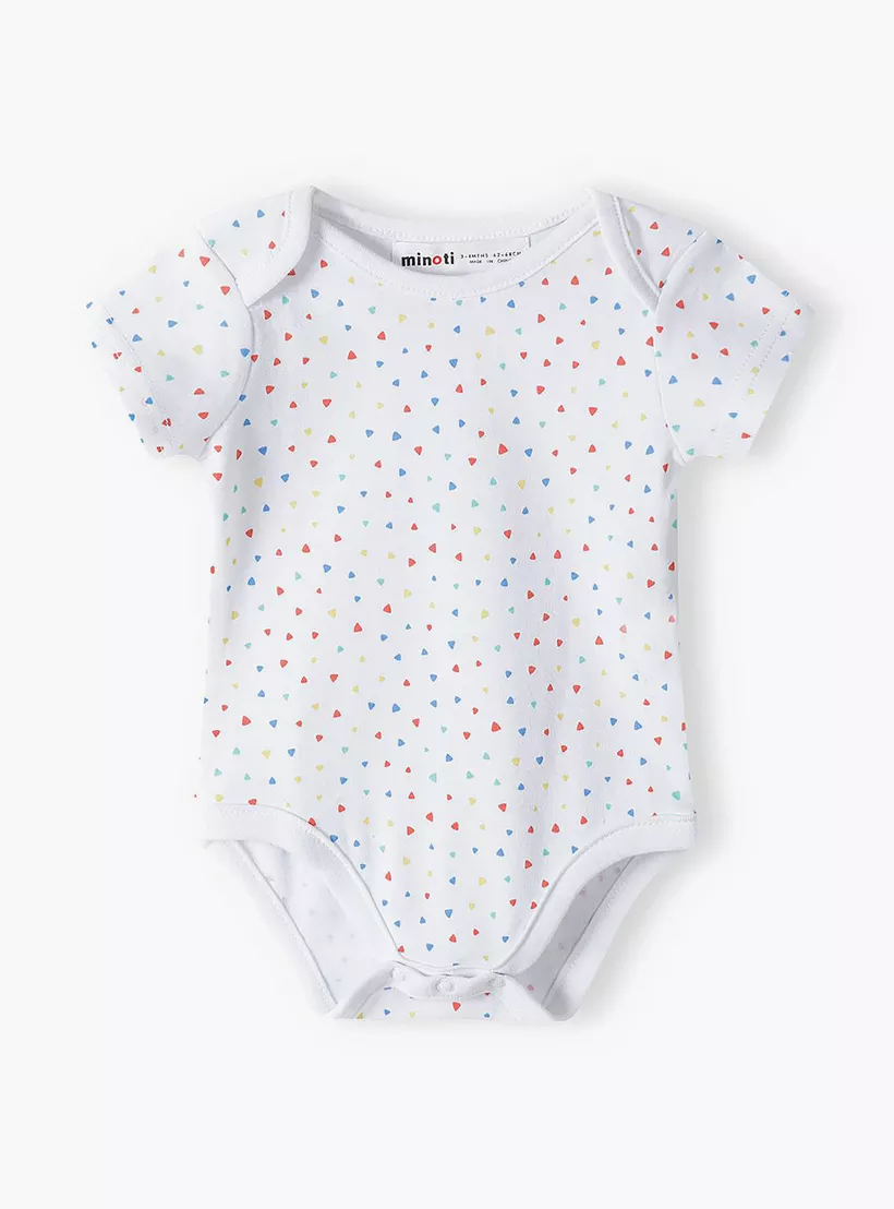 Minoti 7-Piece Printed Short Sleeves Bodysuits-3