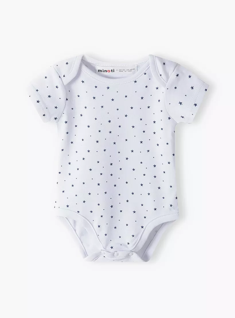Minoti 7-Piece Printed Short Sleeves Bodysuits-3