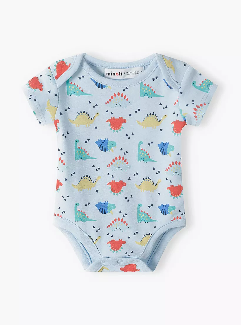 Minoti 7-Piece Printed Short Sleeves Bodysuits-4