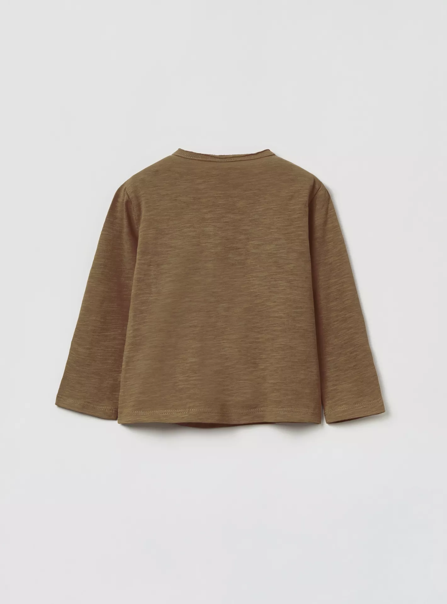 OVS Solid Long Sleeves T-Shirt-2