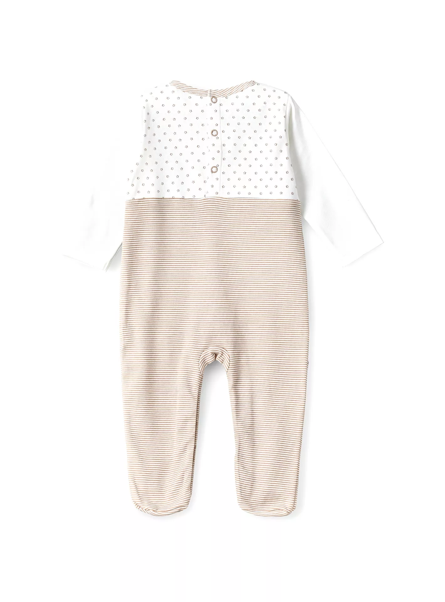 UniqKidz Striped Long Sleeves Sleepsuit-2