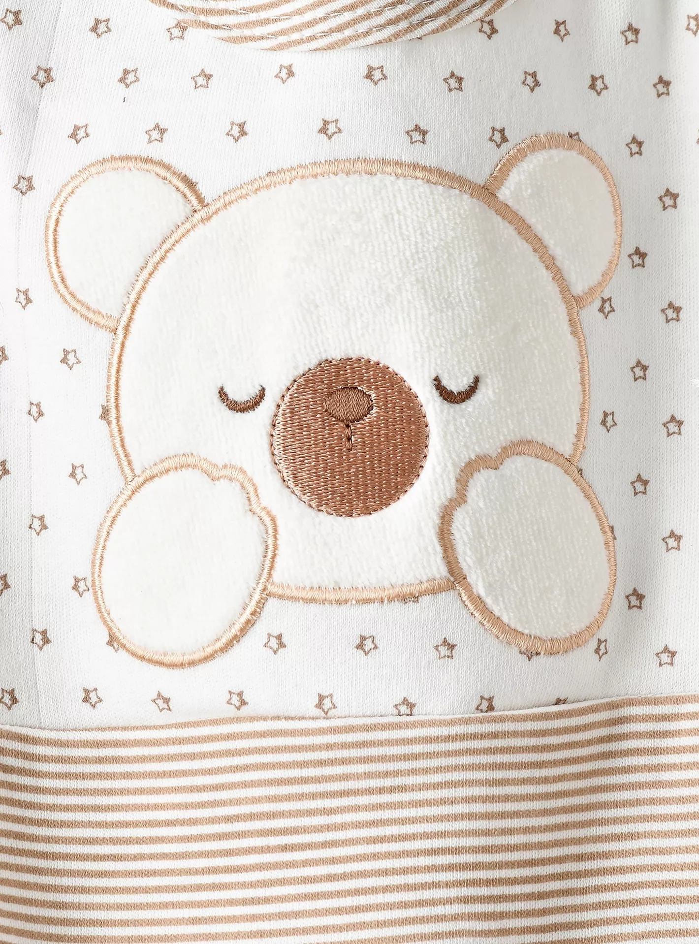 UniqKidz Striped Long Sleeves Sleepsuit-3