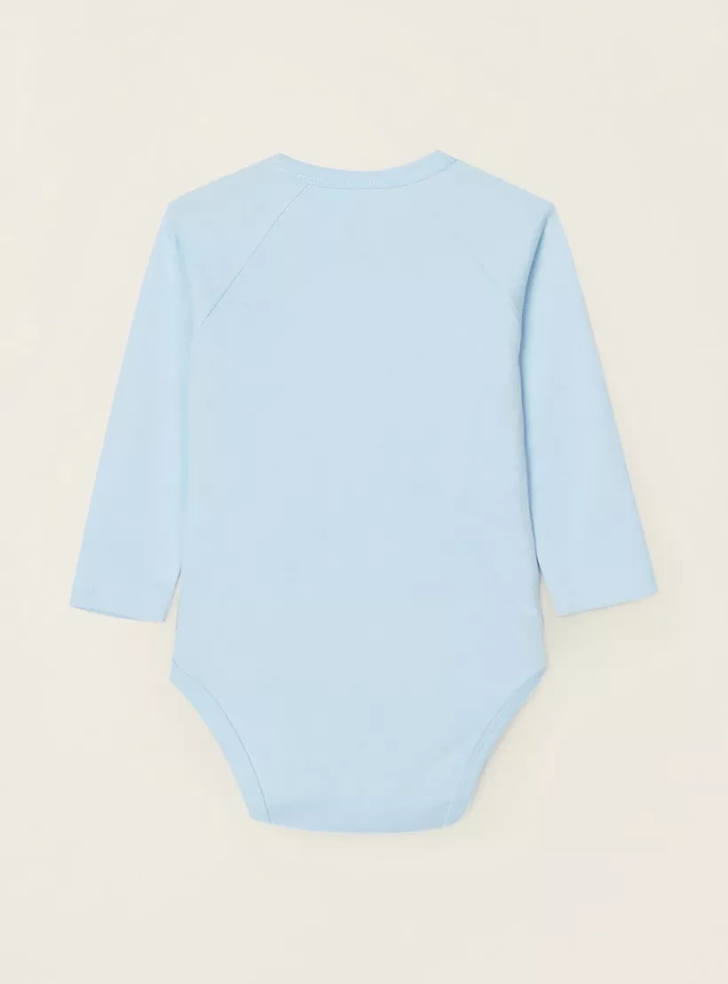 Zippy 4-Piece Printed Long Sleeves Bodysuits-2
