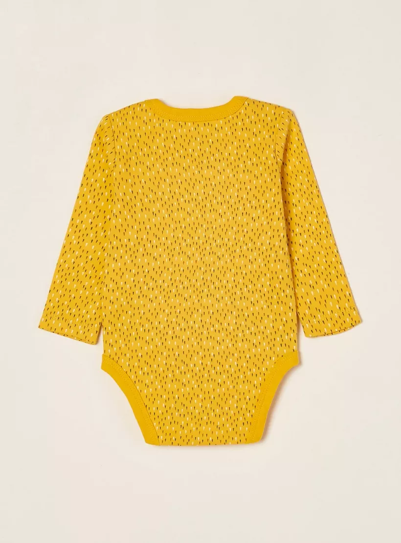 Zippy 5-Piece Printed Long Sleeves Bodysuits-2