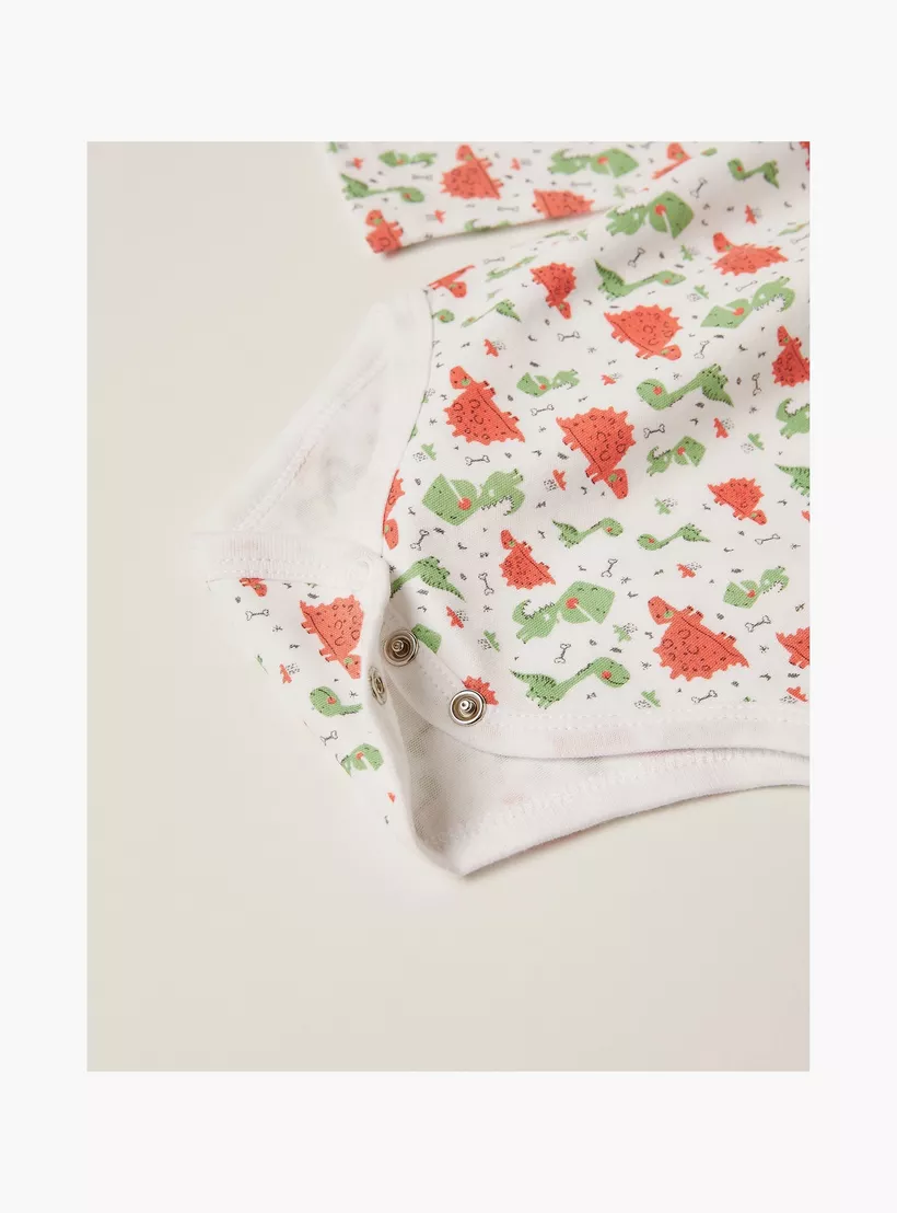 Zippy 5-Piece Printed Long Sleeves Bodysuits-6