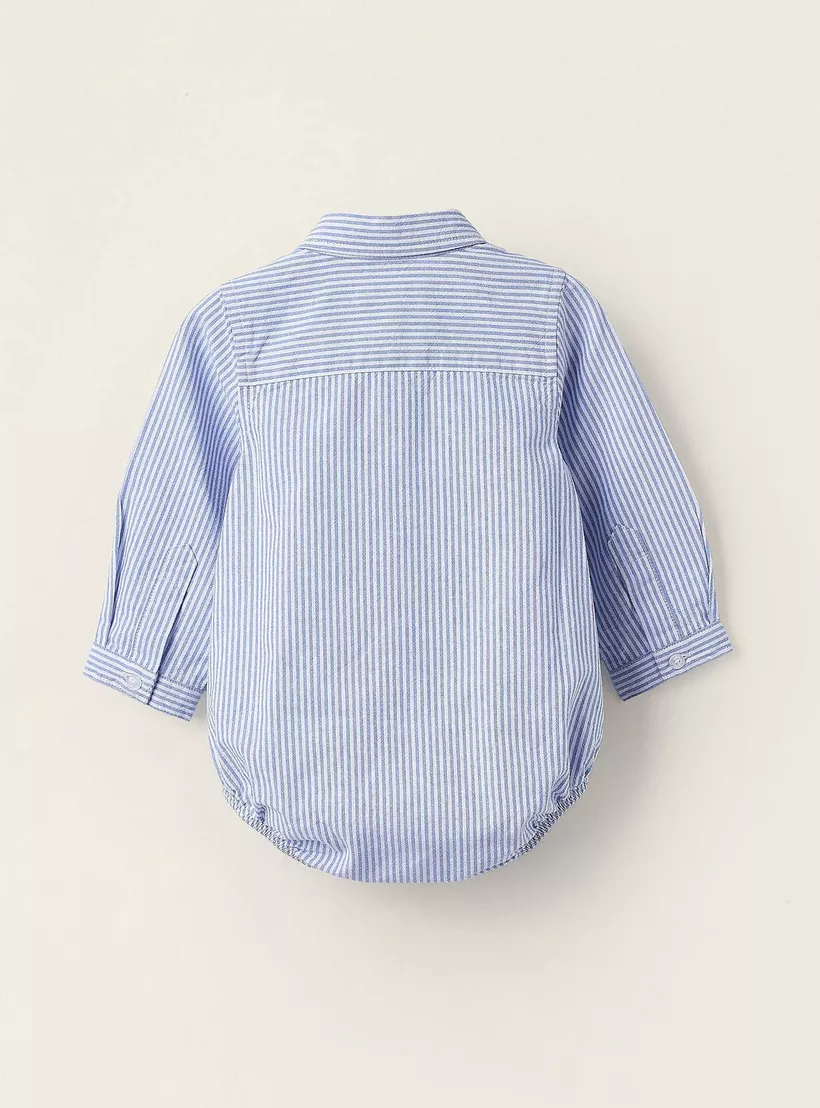 Zippy Striped Long Sleeves Bodysuit-2