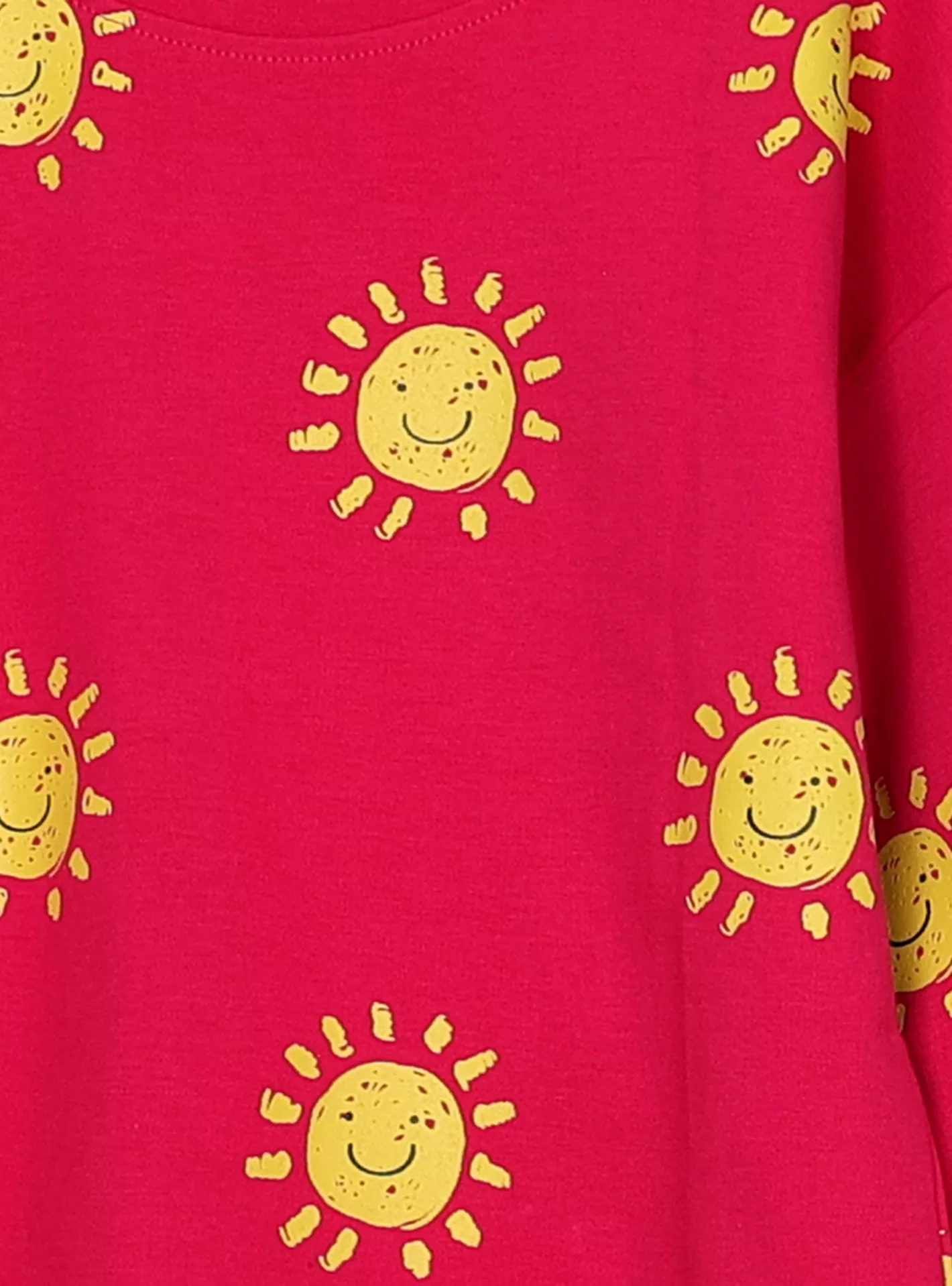 AIKO 2-Piece Cute Eternal Smiles Printed Long Sleeves T-Shirt with Pyjama Set-4