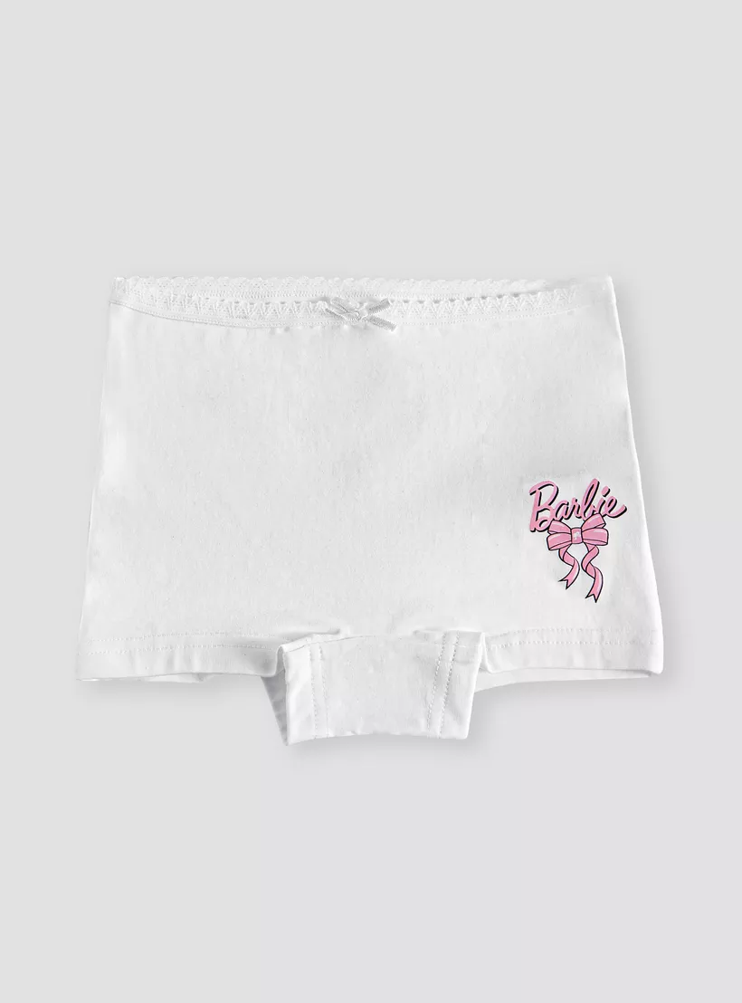 Barbie Print Briefs with Elasticated Waistband - Set of 3-2