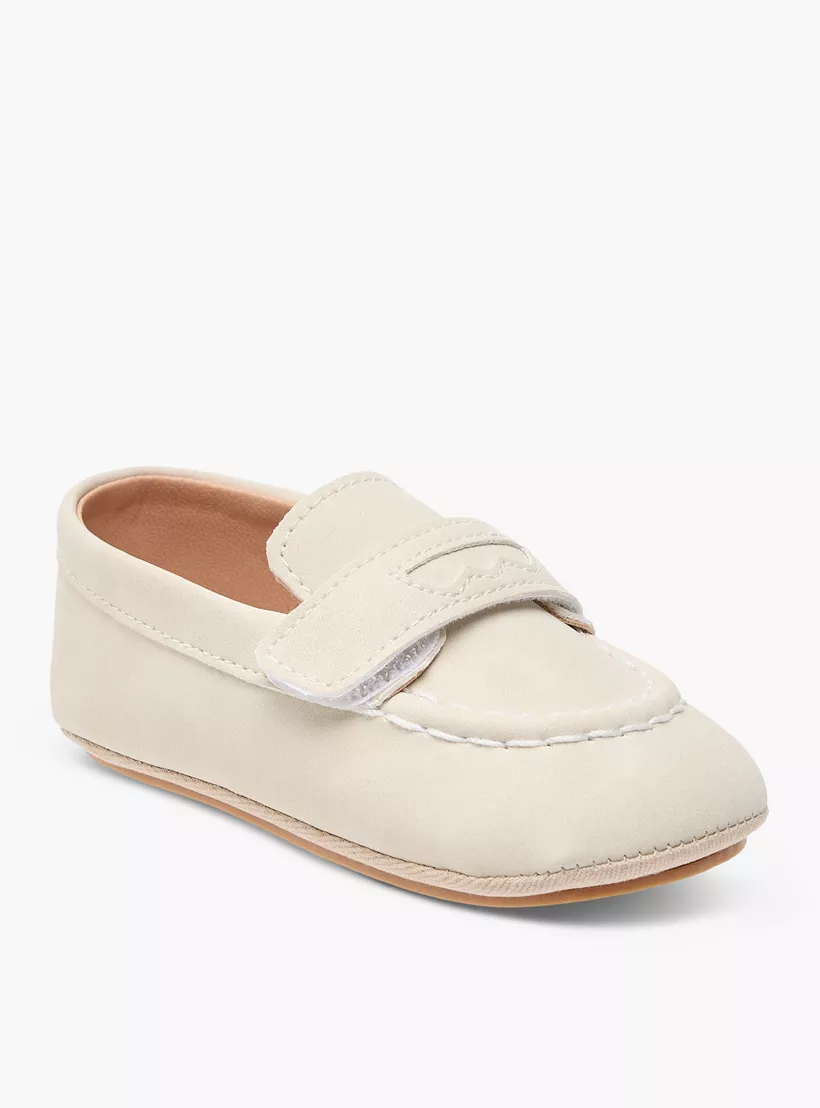 Barefeet Stitch Detail Shoes with Hook and Loop Closure-2