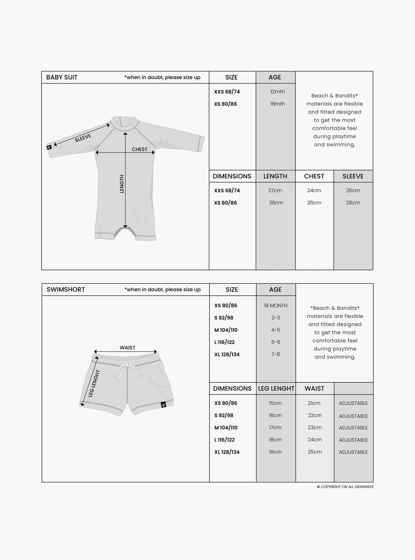 Beach & Bandits Basil Ribbed Swim Shorts2