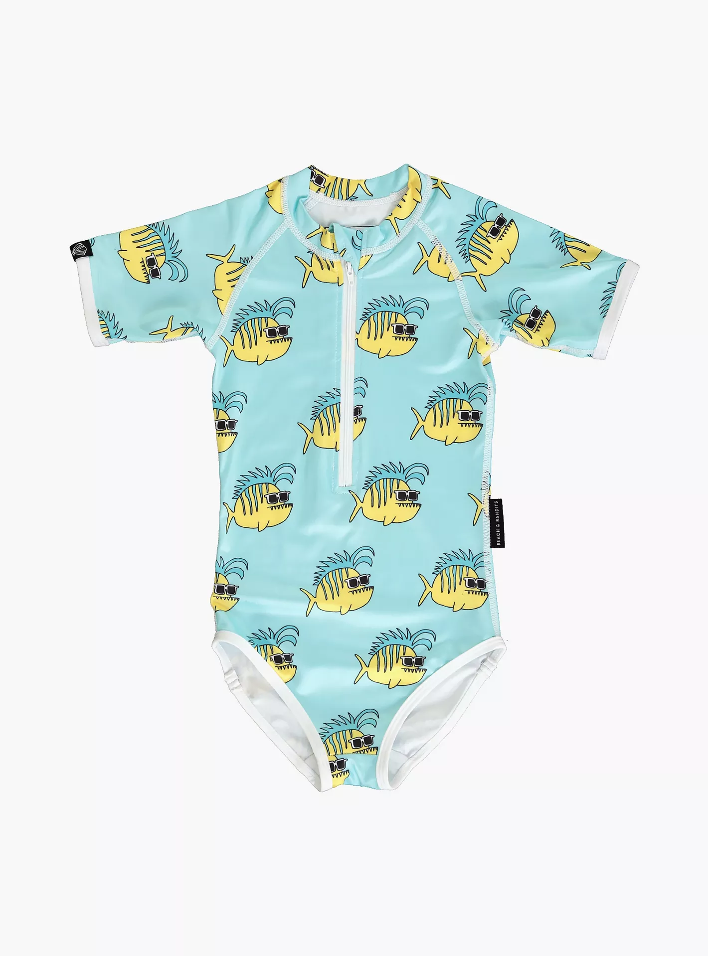 Beach & Bandits Funky Fish Printed Swimsuit-2