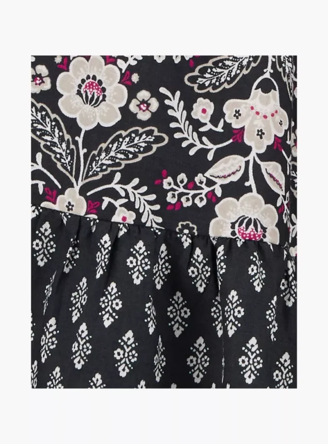 Carter's 2-Piece Floral Printed Long Sleeves Dress with Diaper Cover-