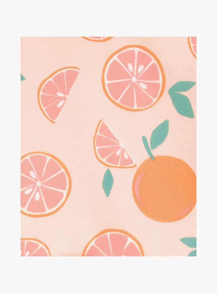 Carter's 2-Piece Orange Printed Long Sleeves T-Shirt with Shorts-2