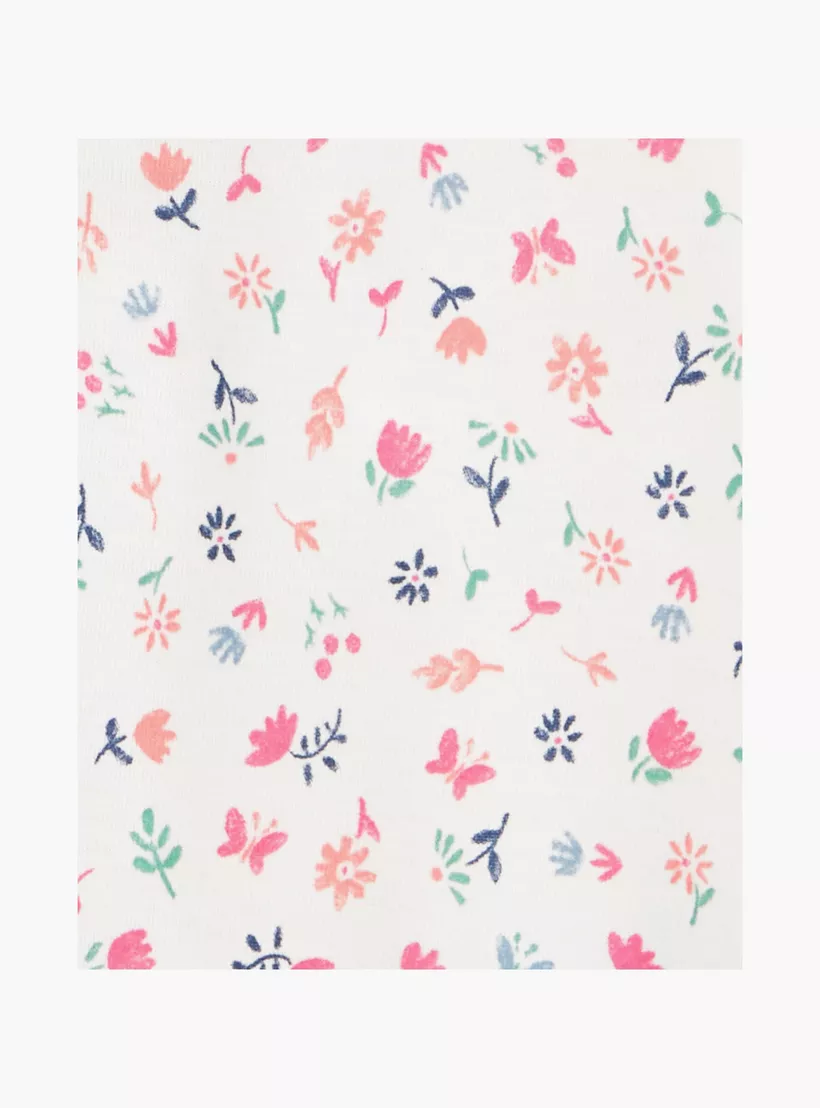 Carter's 5-Piece Floral Short Sleeves Bodysuits-3