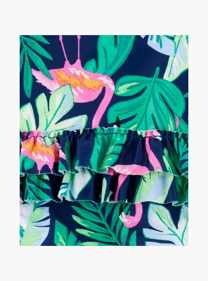 Carter's Flamingo Printed Long Sleeves Swimsuit-4