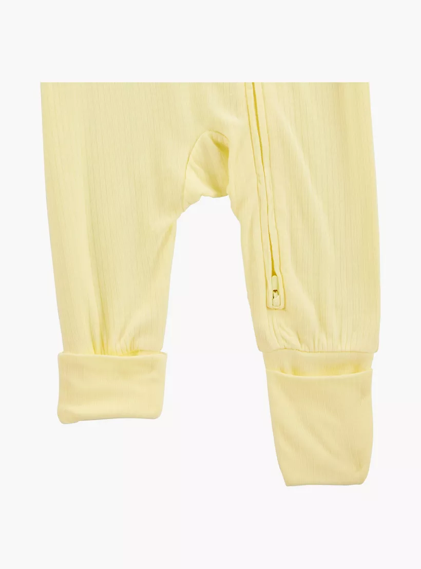 Carter's Solid Long Sleeves Sleepsuit3