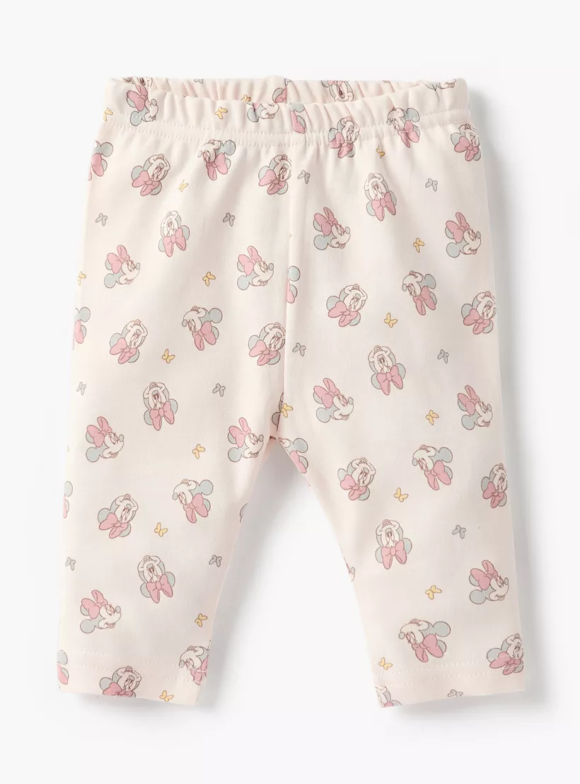 Disney All-Over Minnie Mouse Print Shirt and Pyjama Set-3