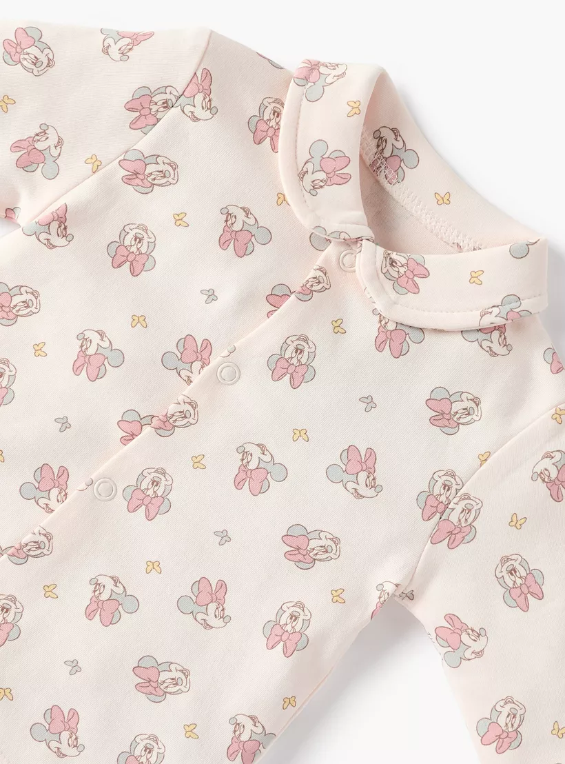 Disney All-Over Minnie Mouse Print Shirt and Pyjama Set-4