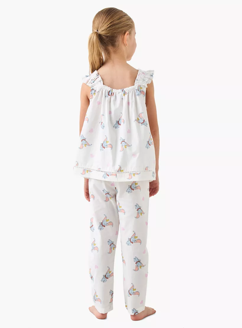 Disney Dumbo Print Top and Pyjama Set-2