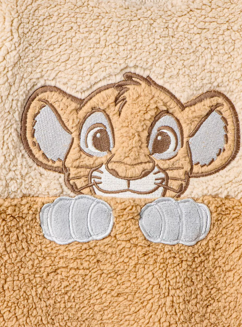 Disney Lion King Applique Pullover with Long Sleeves-3