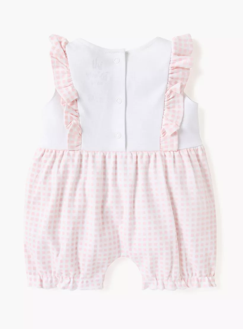 Disney Marie Print Romper with Button Closure-2