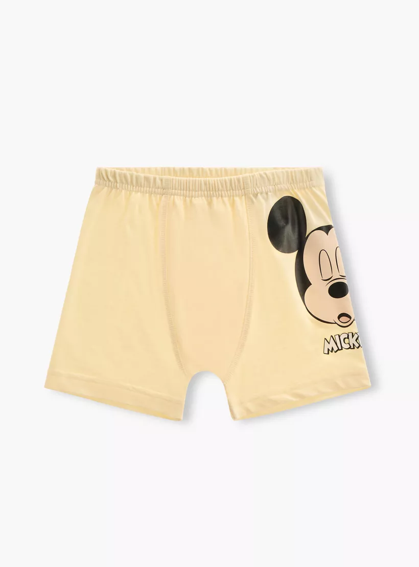 Disney Mickey Mouse Print Boxer Briefs - Set of 32