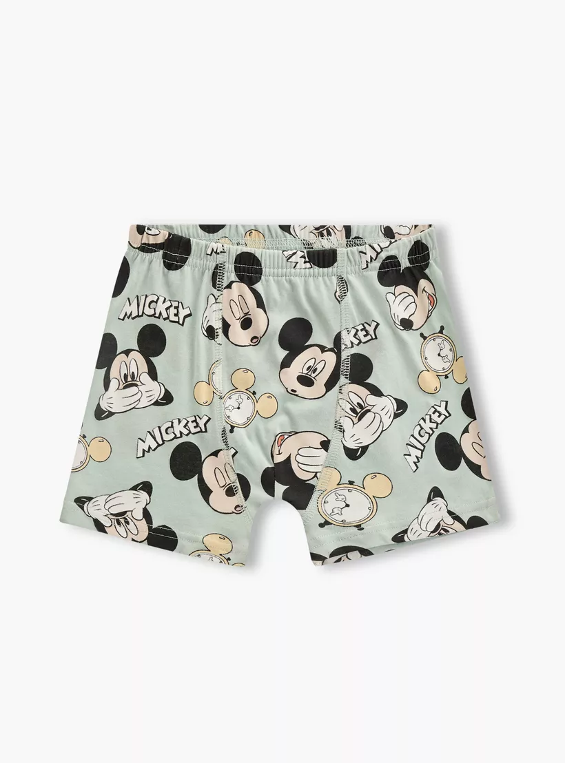 Disney Mickey Mouse Print Boxer Briefs - Set of 33
