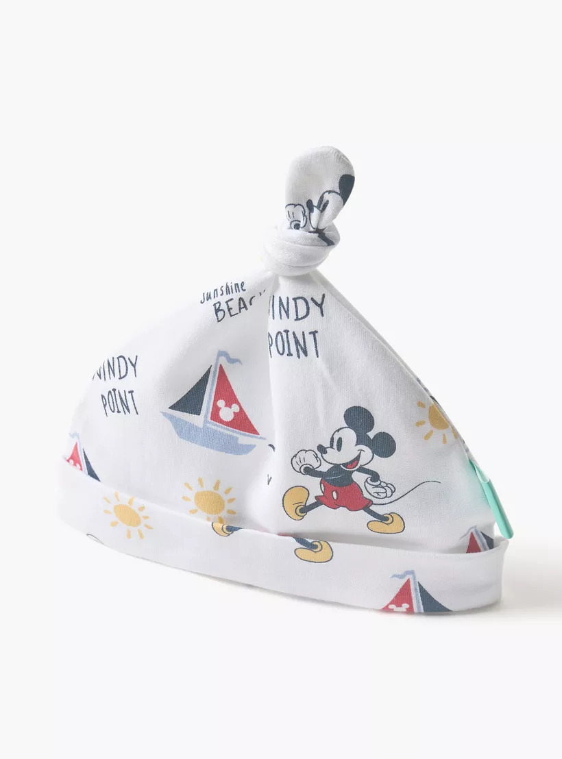 Disney Mickey Mouse Print Cap - Set of 2-3